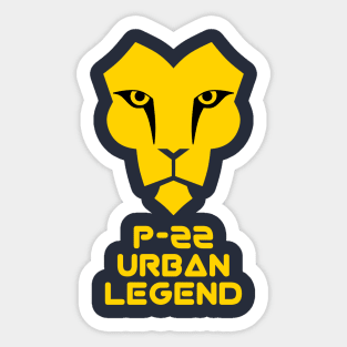 P-22 The Urban Legend Sticker